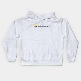 Verified Lesbian Kids Hoodie